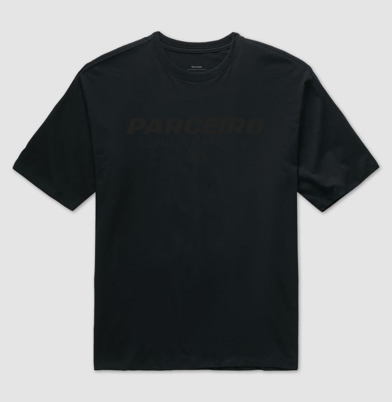 Parceiro Levanta a Raquete - Preto