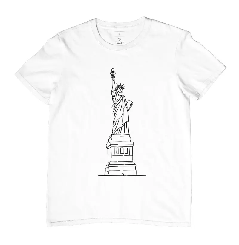 Estátua rabiscada