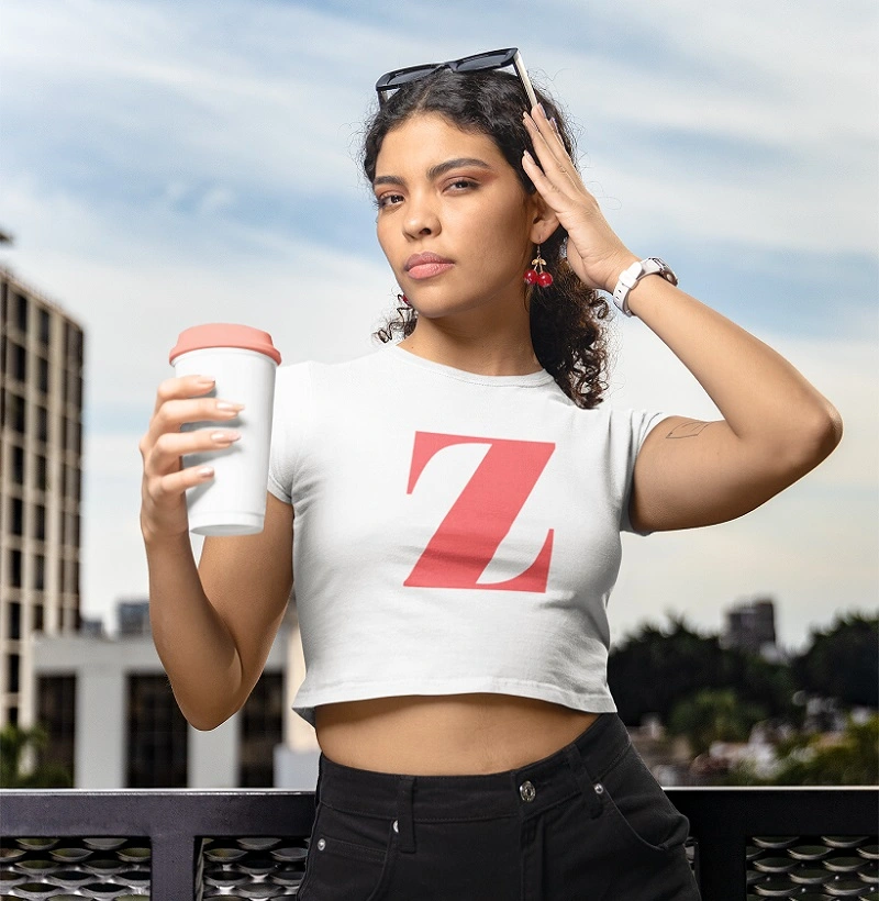 Z - Camiseta Cropped Feminina