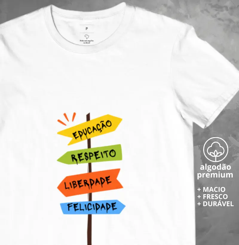 Camiseta Palavras Mágicas
