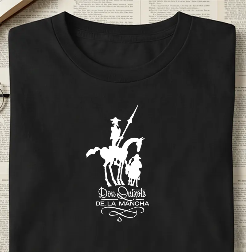 Camiseta - Dom quixote e Sancho Pança