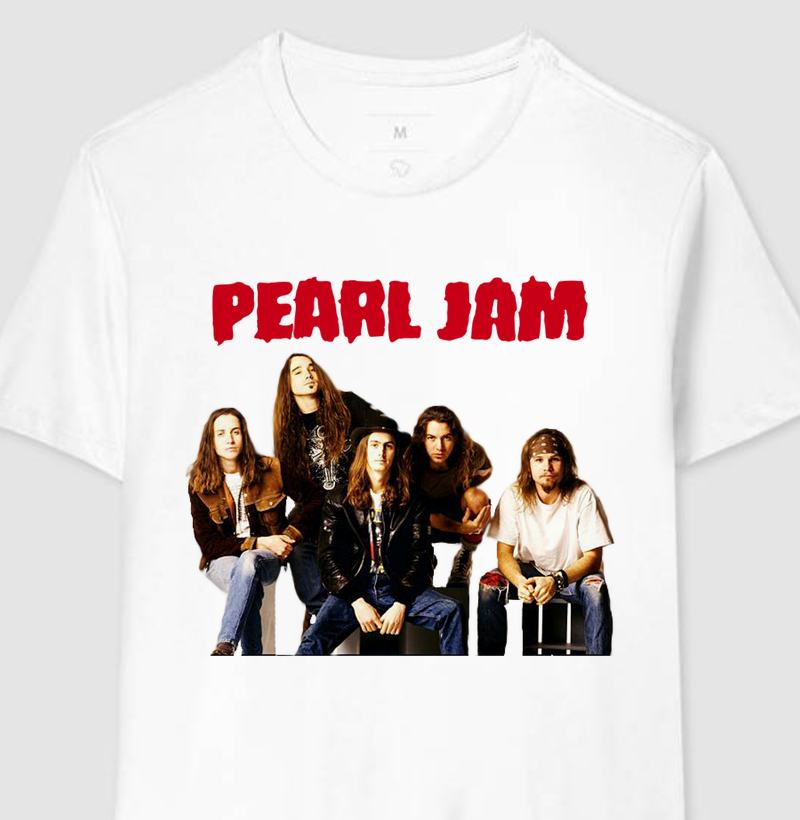 Camiseta Pearl Jam - Integrantes
