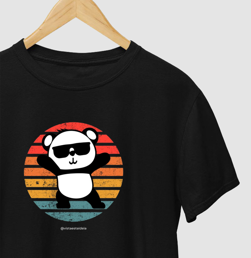 Camiseta Panda Vintage
