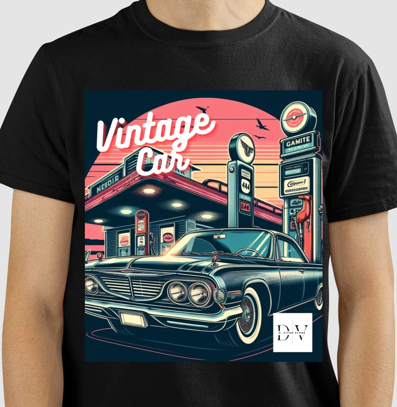 Camiseta T-shirt D. VITOR STORE - Vintage Car Chrysler 01