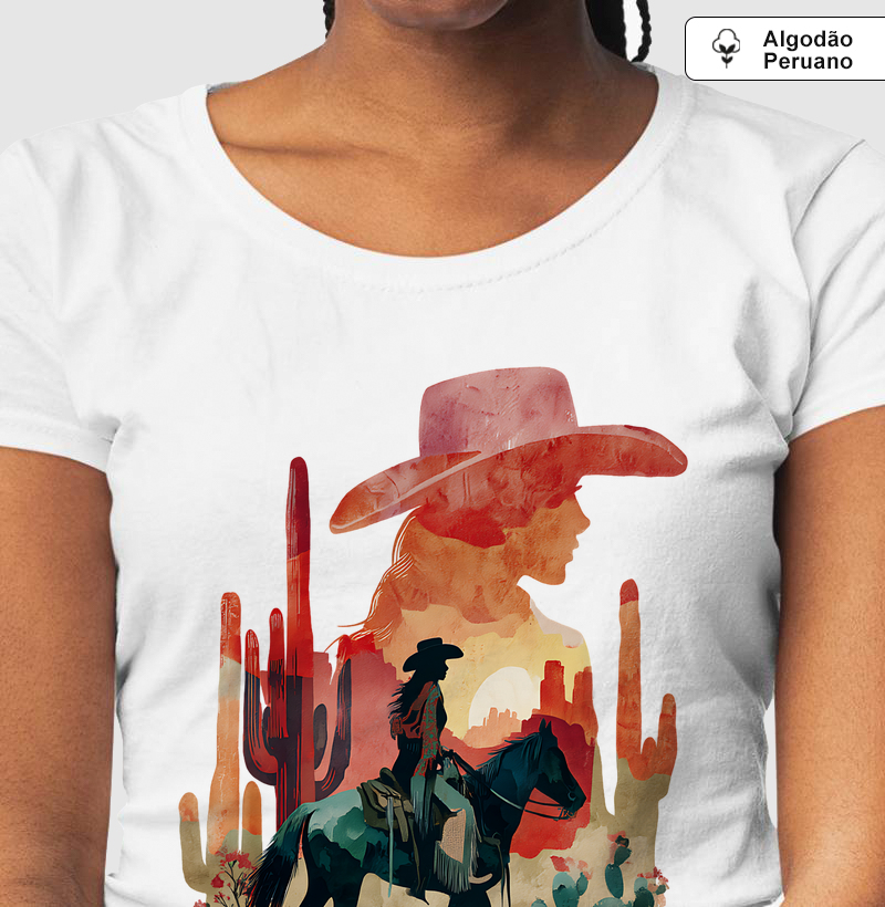 Deserto Camiseta Algodão Peruano Agromoda®