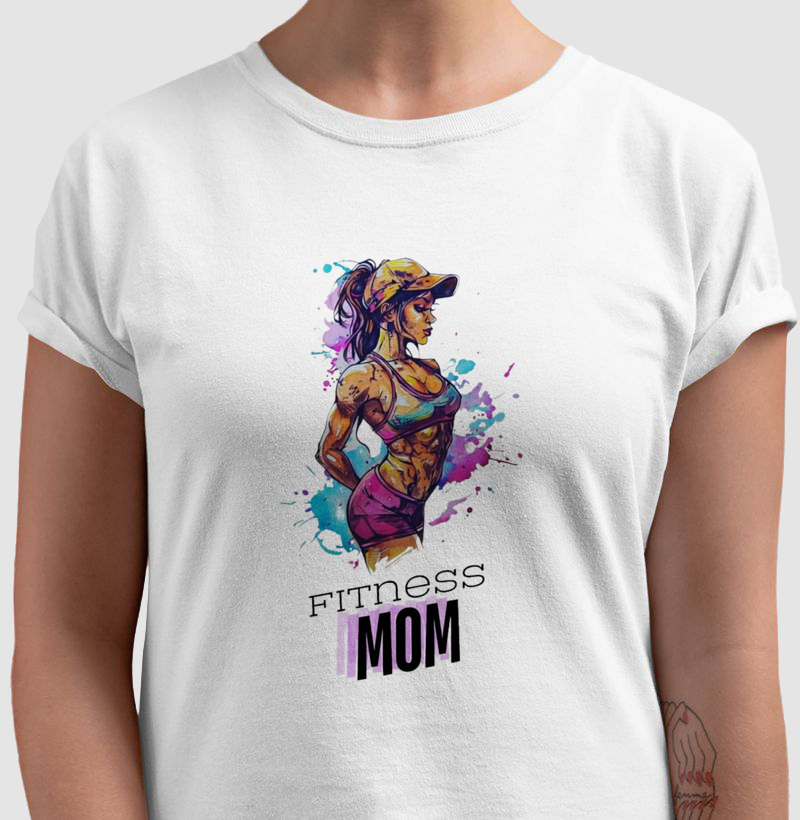 Camiseta Fitness Mom 