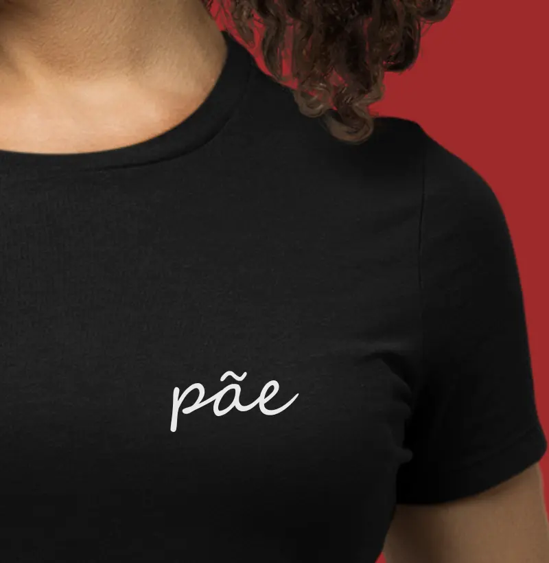 Pãe (mãe + pai) - cursivo