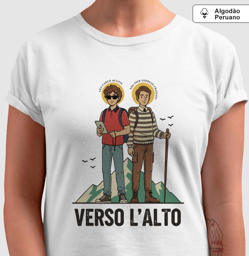 São C. Acutis & São P. G. Frassati - Algodão Peruano