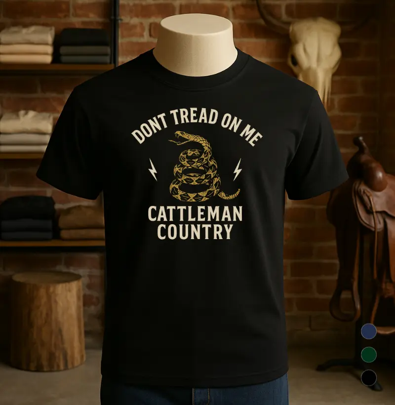 Camiseta DONT TREAD ON ME CATTLEMAN