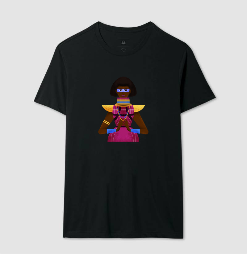 Camiseta Original Afrofuturismo Colar