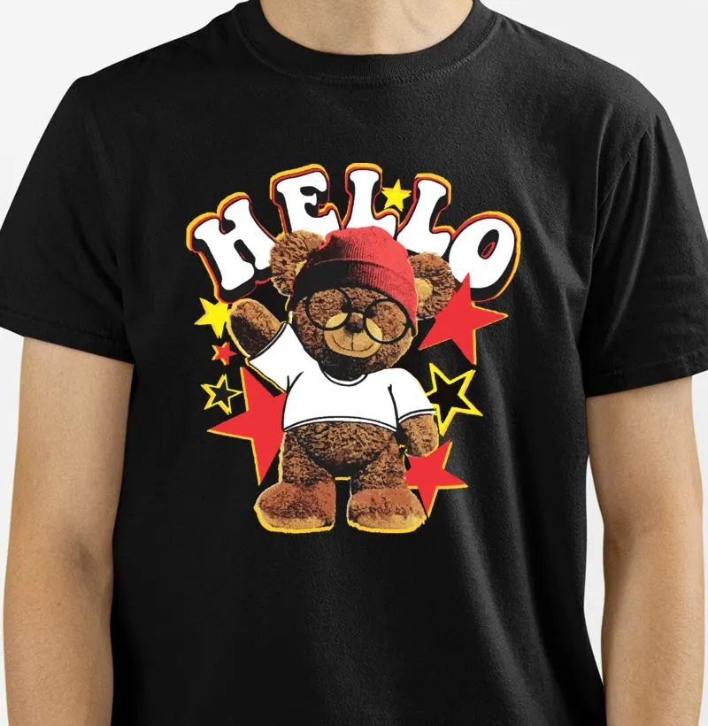 Camiseta Urso Hello