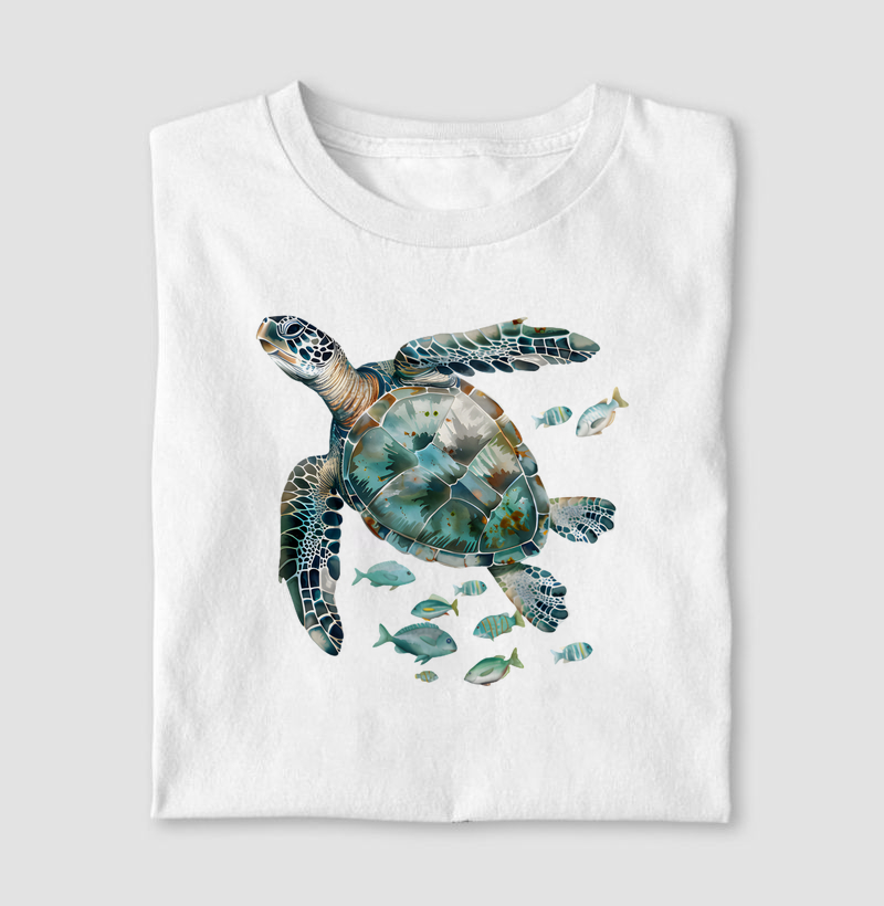 Tartaruga marinha aquarela