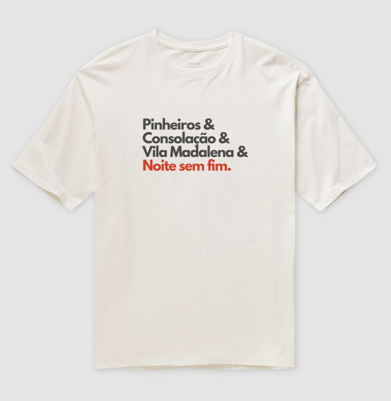 Camiseta Noite sem fim