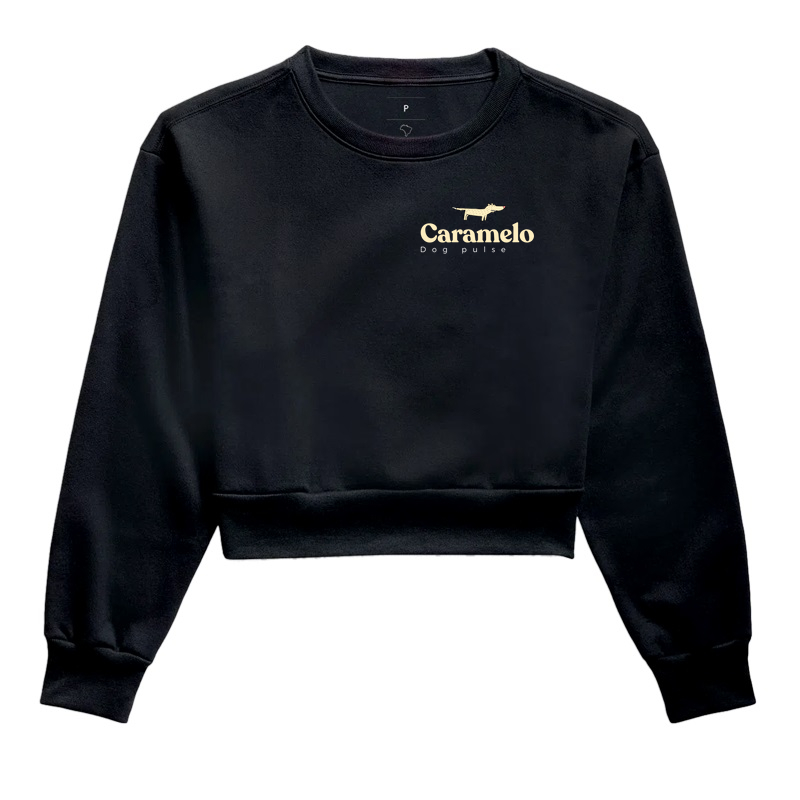 Cropped Moletom Dog Pulse Caramelo Legacy