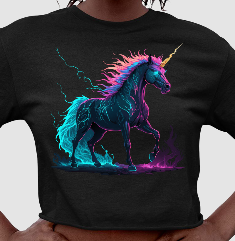 Unicórnio Cósmico: Neon Insano