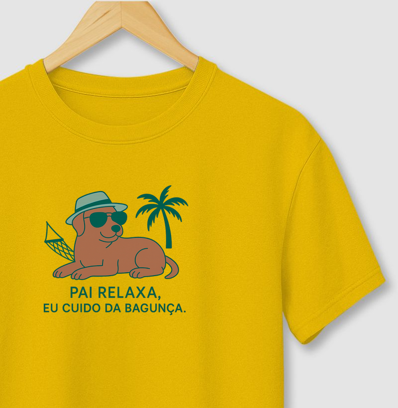 Camiseta Dia dos Pais - Relaxa Pai