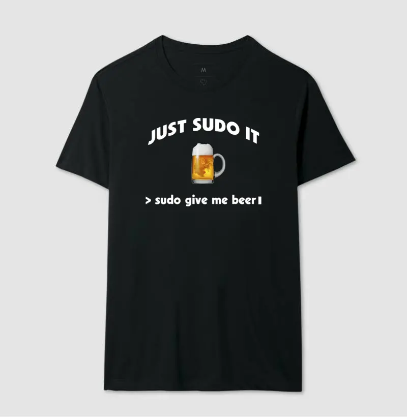 Camiseta Just subo it > sudo give me beer