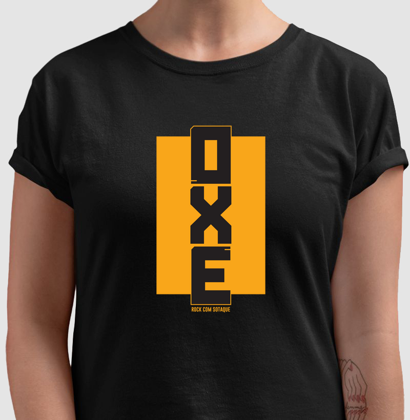 Camiseta preta OXE - Estampa pequena