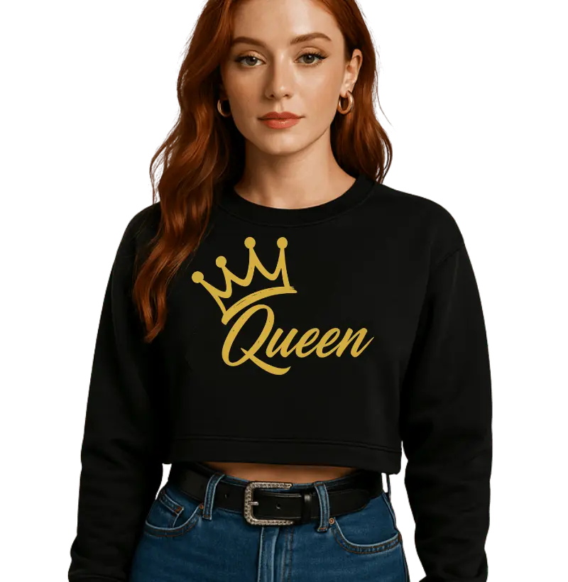 Hoodie Moletom Feminino Queen – Gold Signature Edition