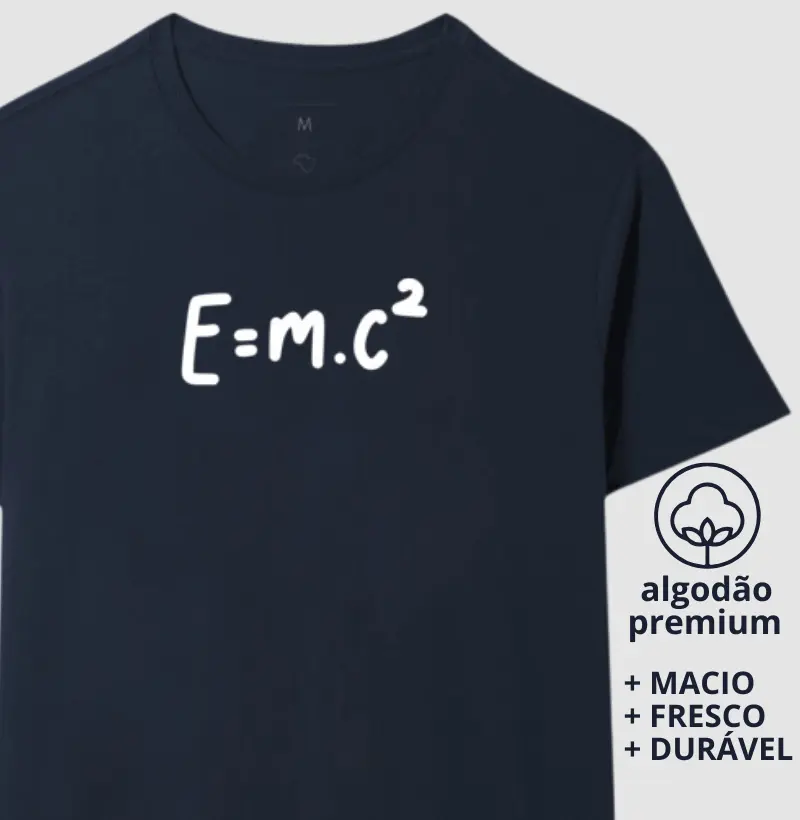 Camiseta Equação de Einstein