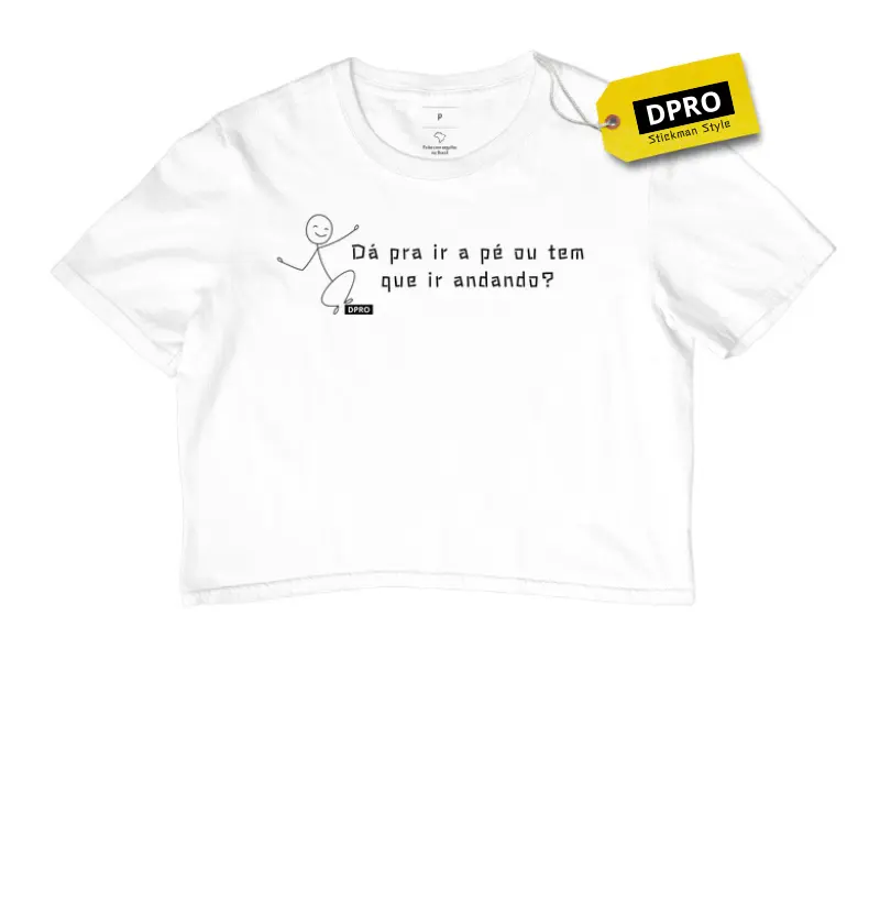 Dá pra ir a pé ou tem que ir andando