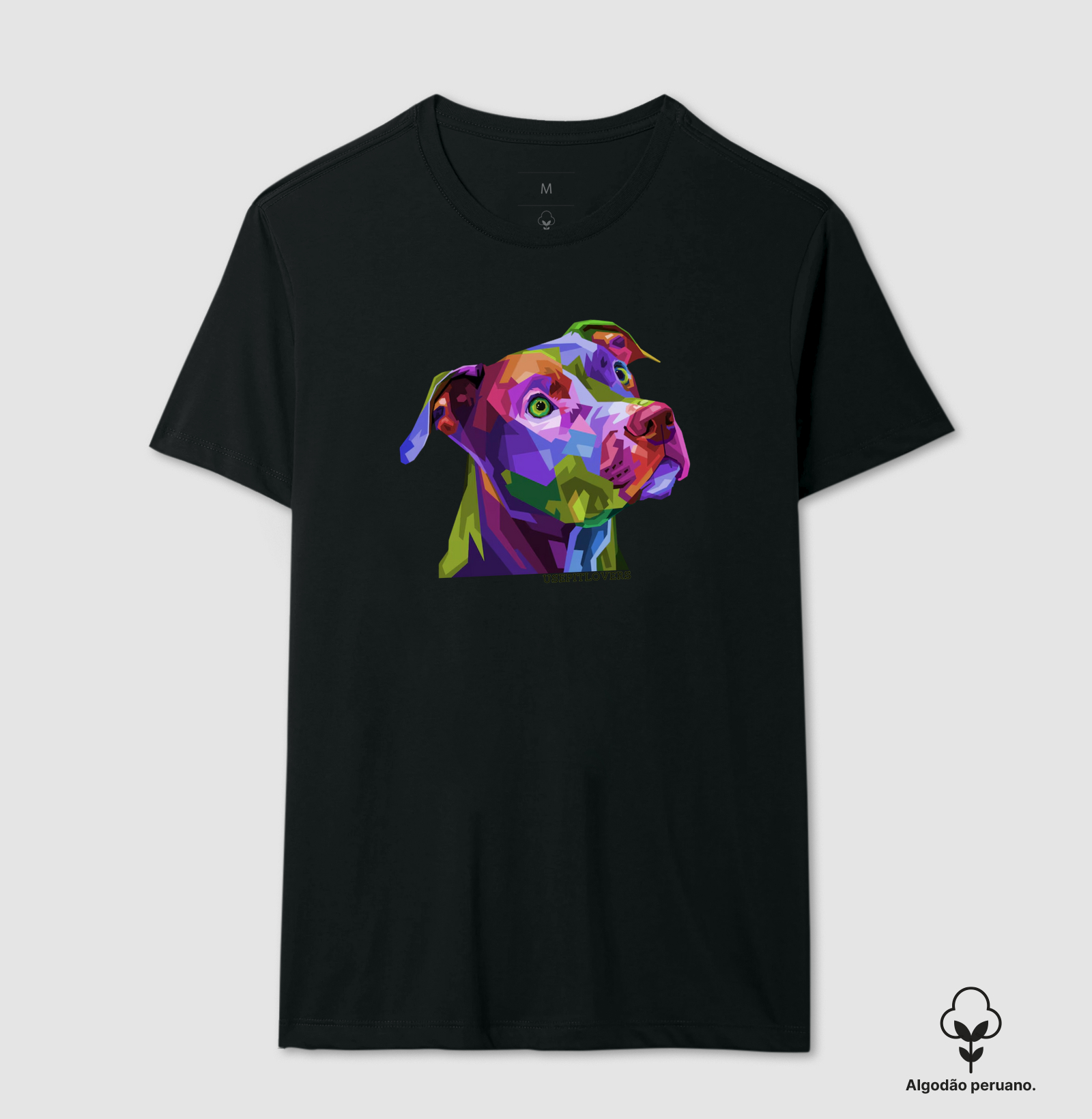 PIT BULL PINTURA GEOMETRICA