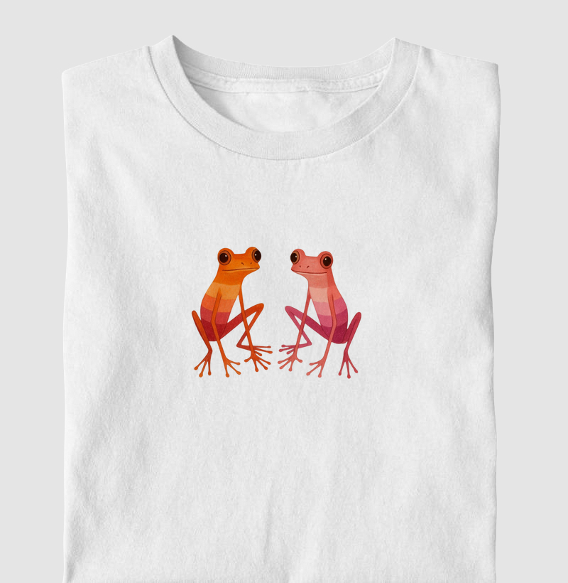 🐸💖🏳️‍🌈 Dupla Sapa & Orgulho Lésbico.