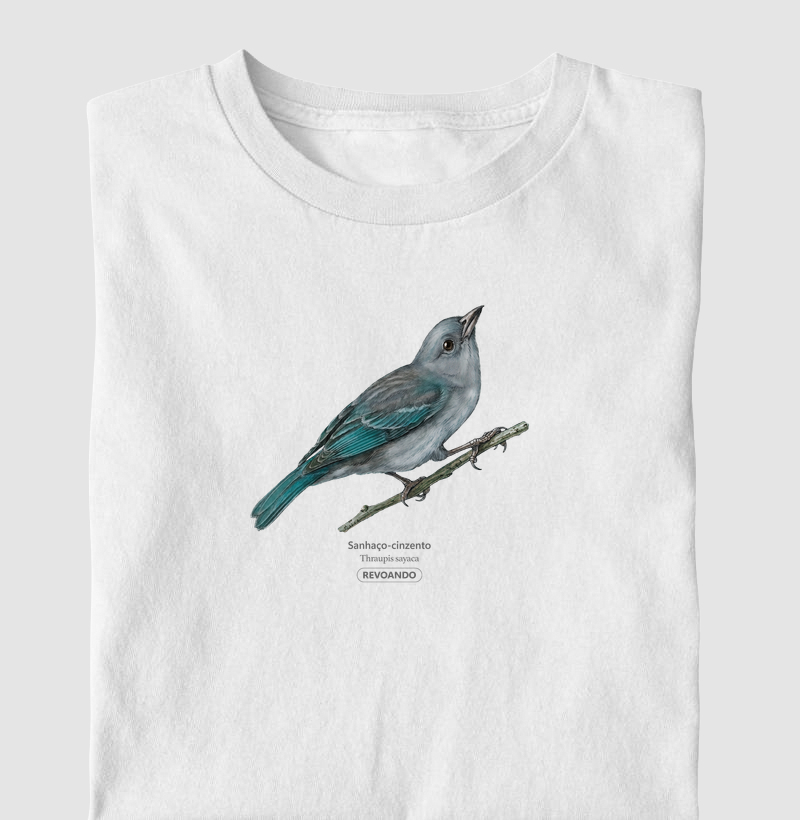 Traços Alados - Sanhaço-cinzento