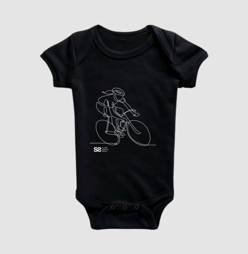 Body Infantil Unissex "Pedala, garota!"