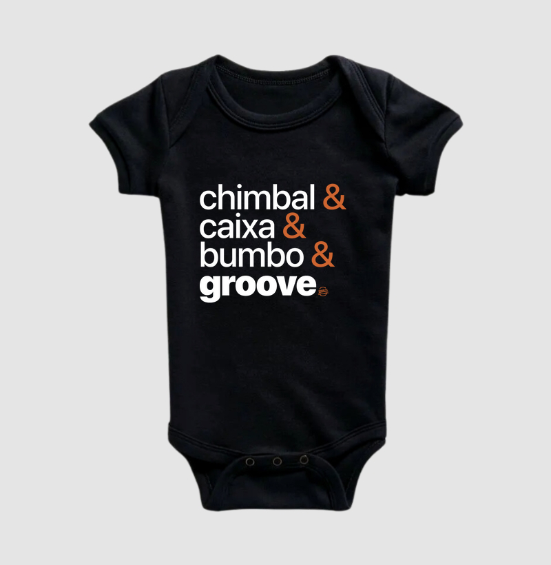 Chimbal & Caixa & Bumbo & Groove (verde e laranja)