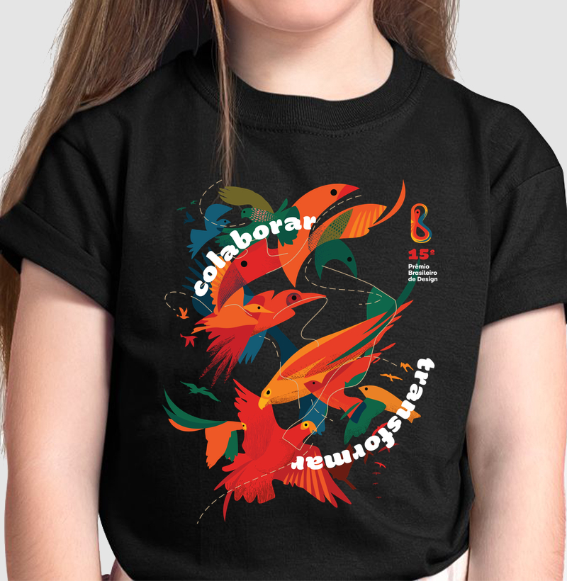 Camiseta Infantil - Colaborar e Transformar
