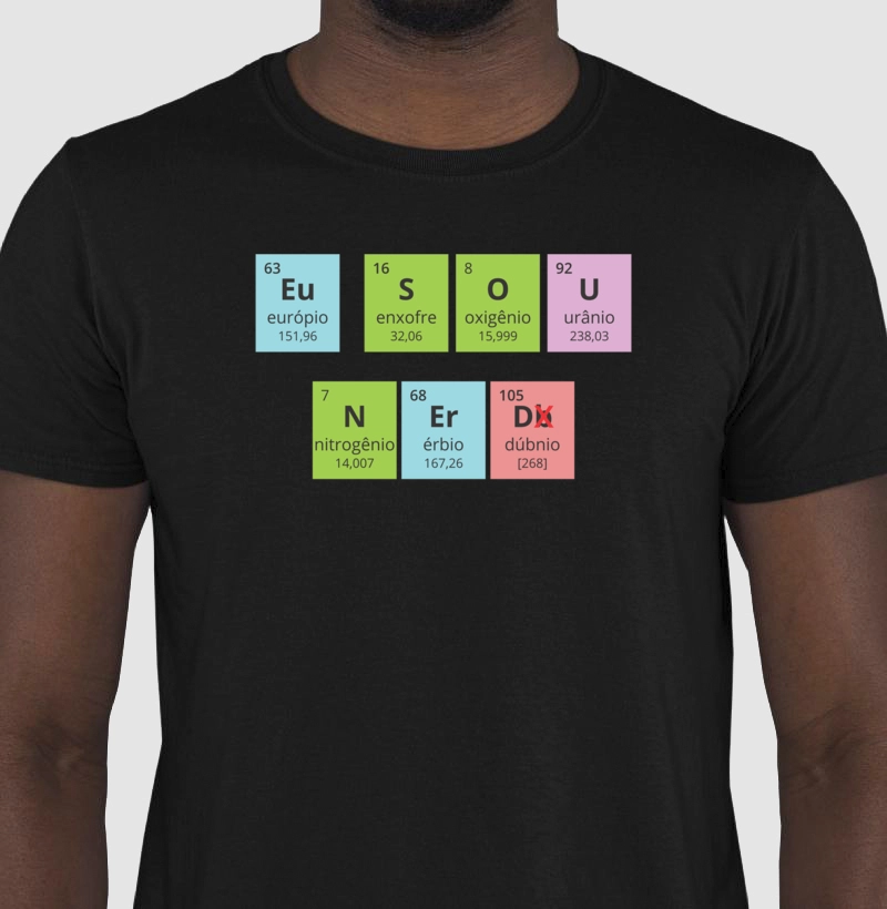 Camiseta Casual Sou Nerd