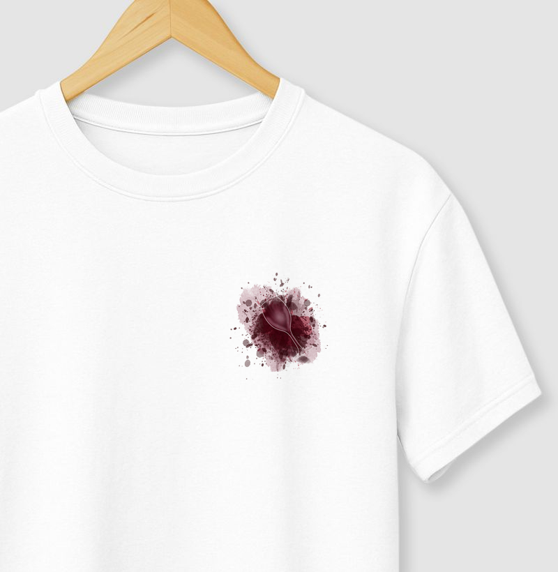 Camiseta Splash de Vinho