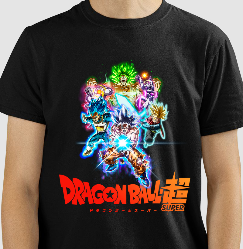 Camiseta Dragon Ball Super – Guerreiros Z em Batalha