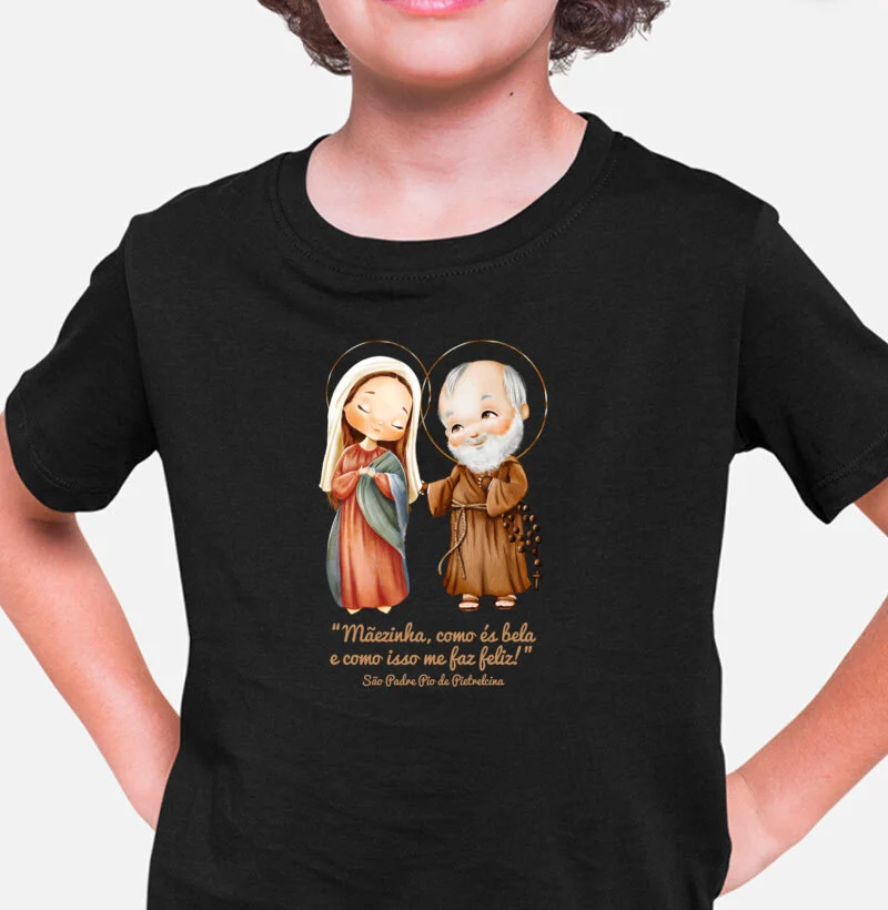 Nossa Senhora e São Pio - MINI