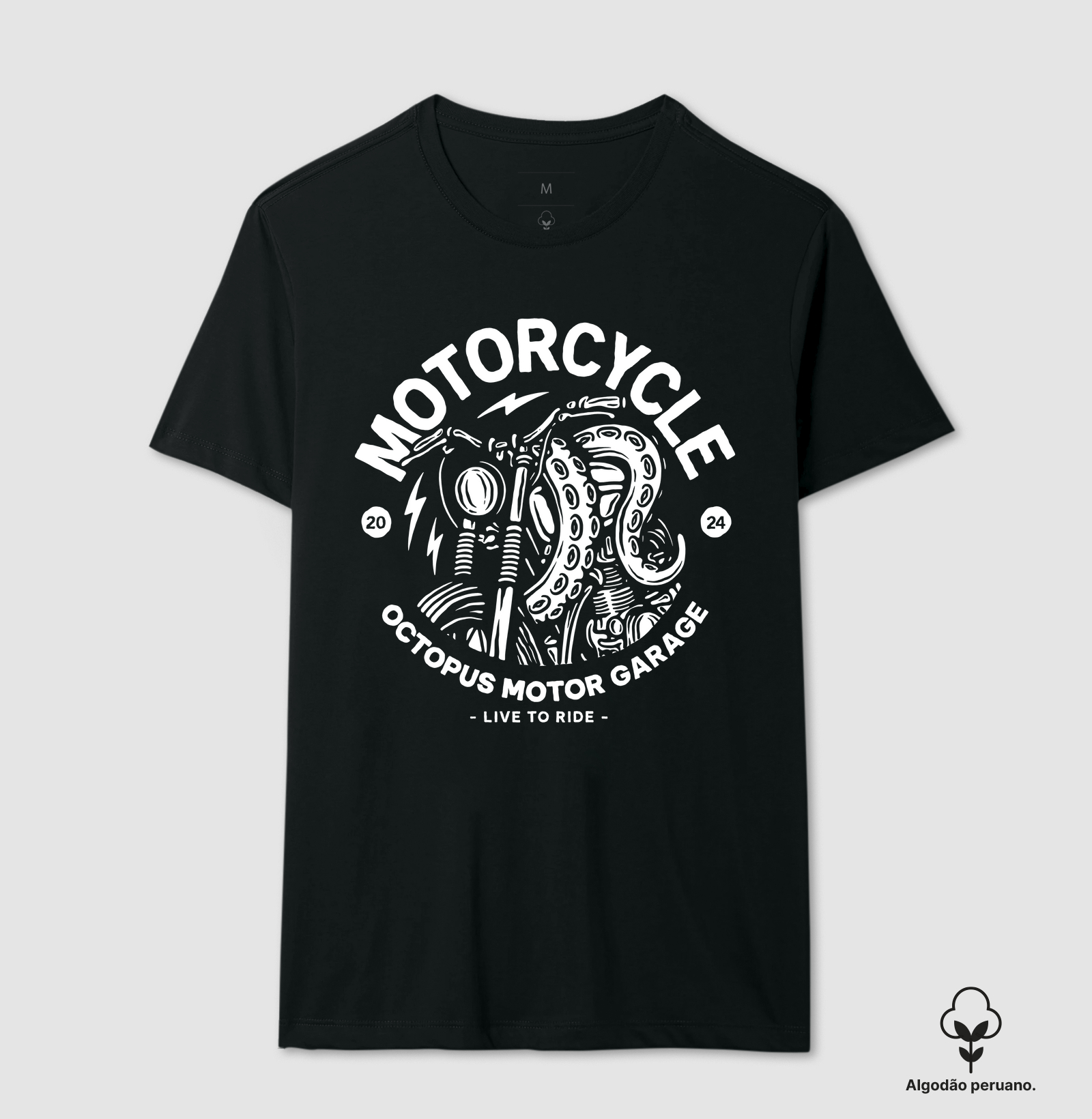 Camiseta Octopus Motorcycle OCT