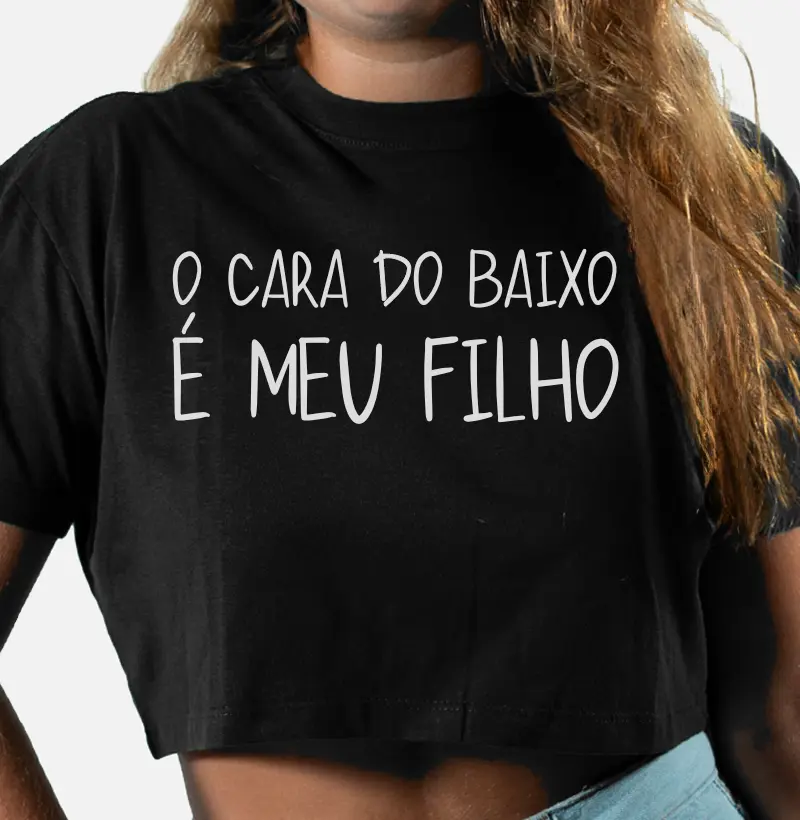 O cara do baixo é meu filho
