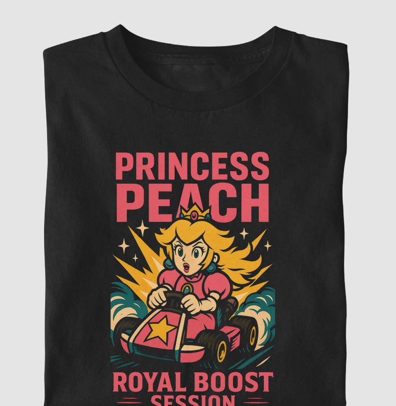 Princess Peach Royal Boost Mario Kart Rock Collection