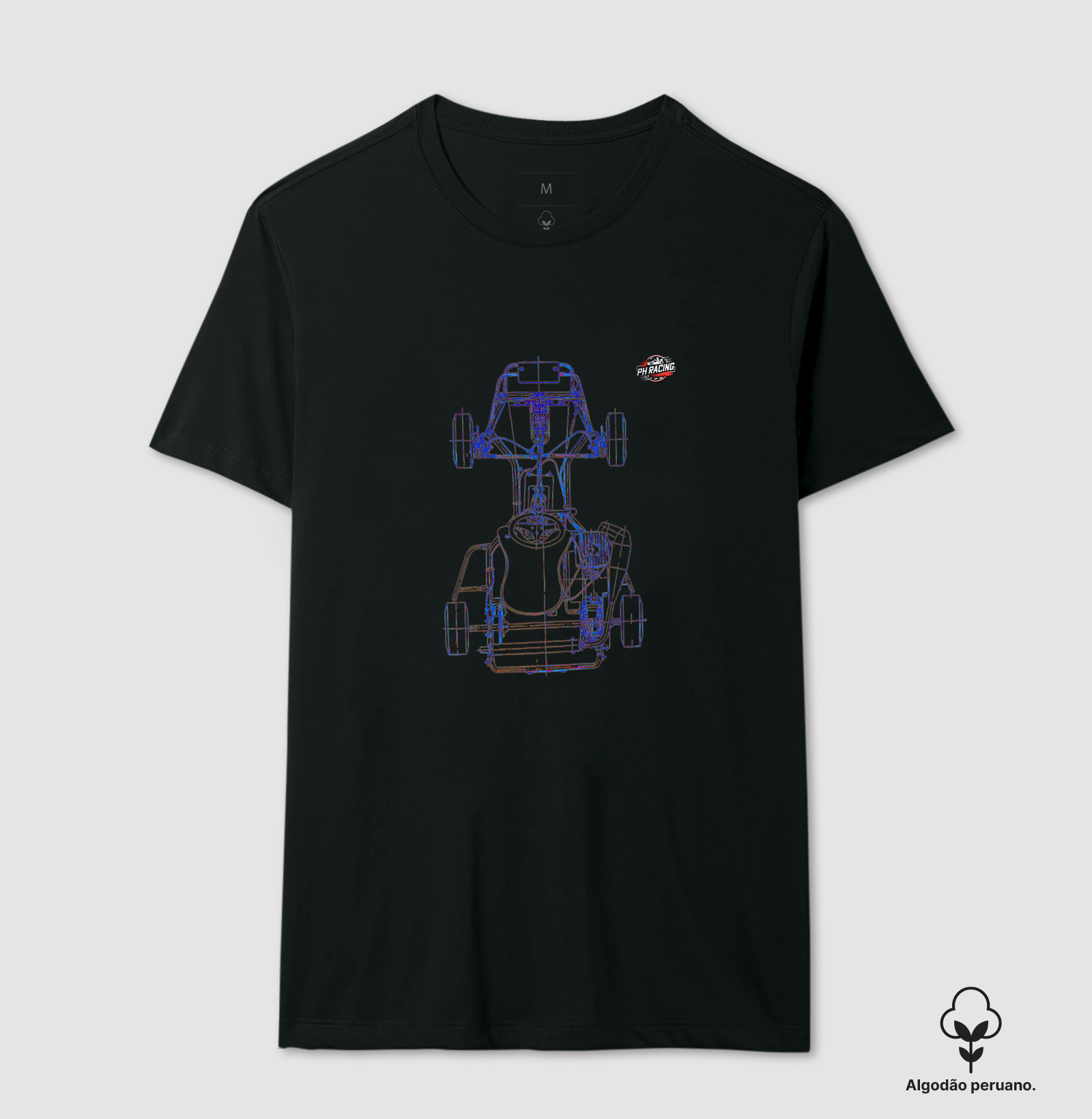 Camiseta Algodão Peruano - Kart - PH Racing