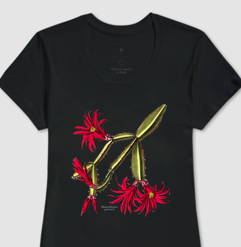 Camiseta Feminina Rhipsalidopsis gaertneri