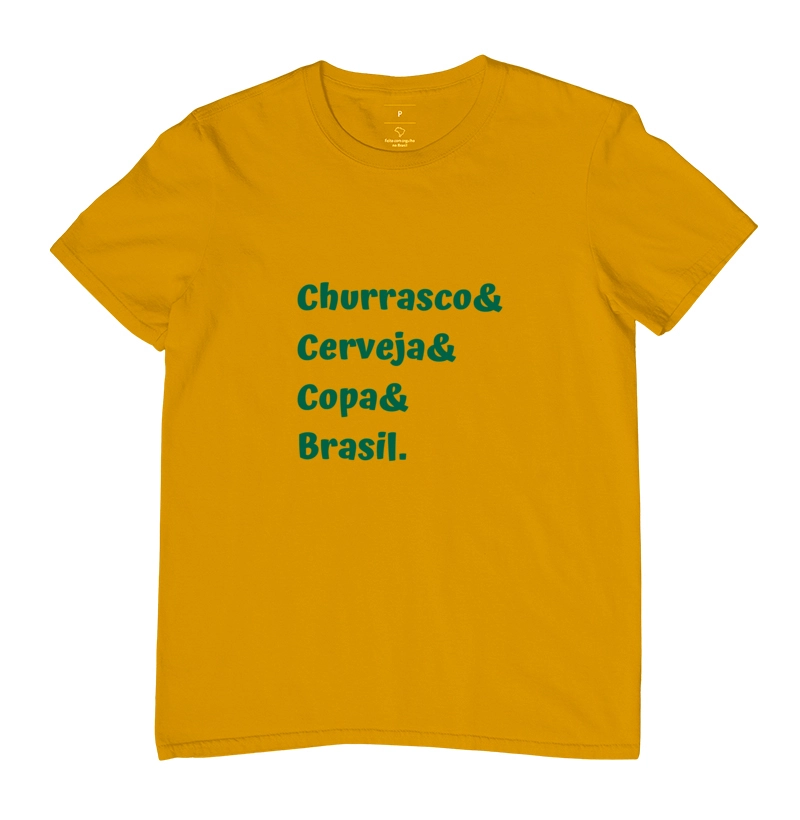 chuurasco cerveja copa e Brasil