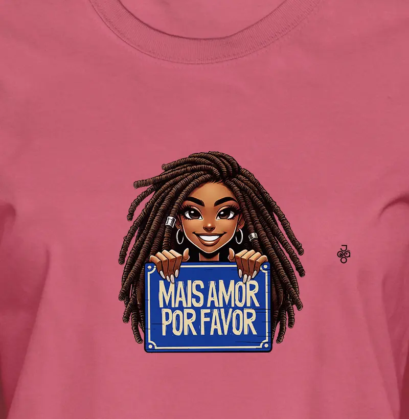 Camiseta Mais amor por favor