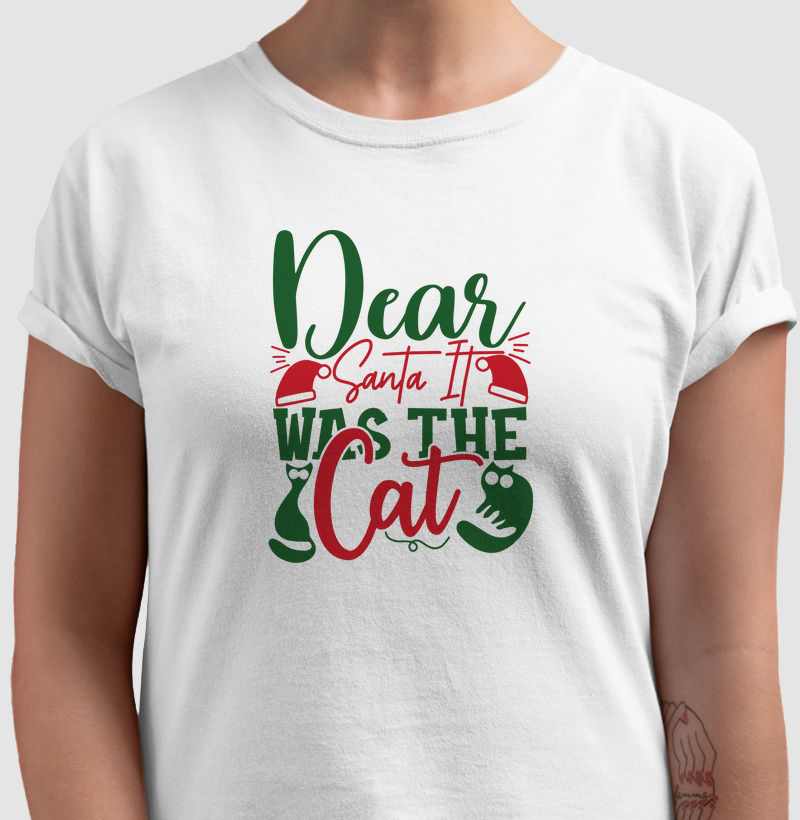 Dear Santa it was the cat