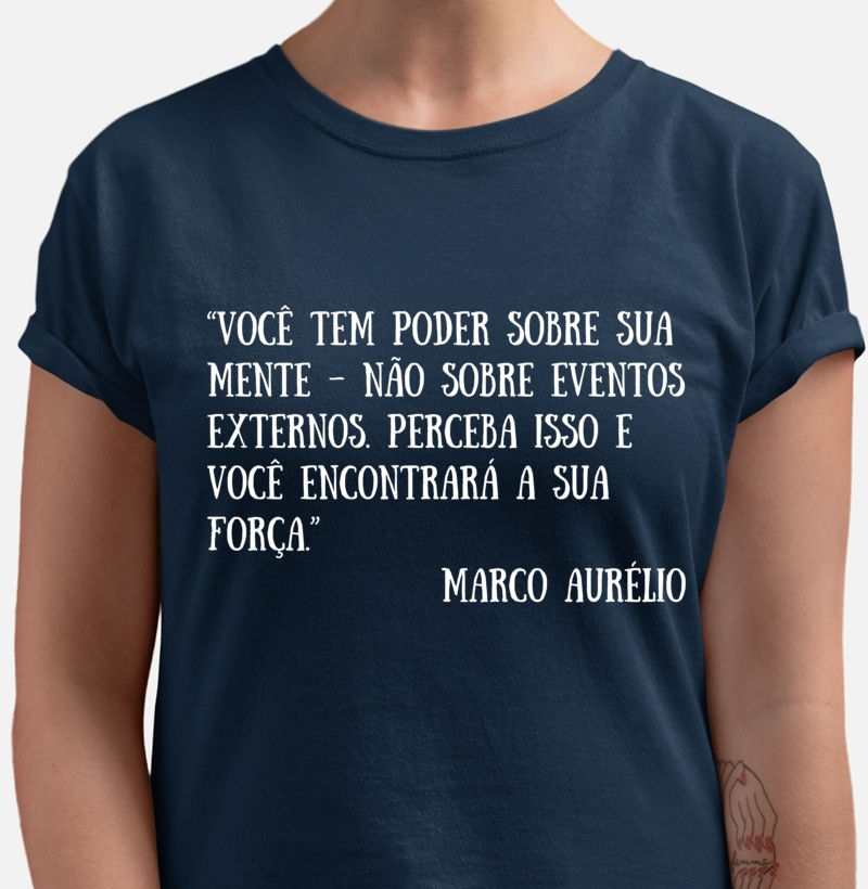 Camisa Estoicismo Poder da Mente