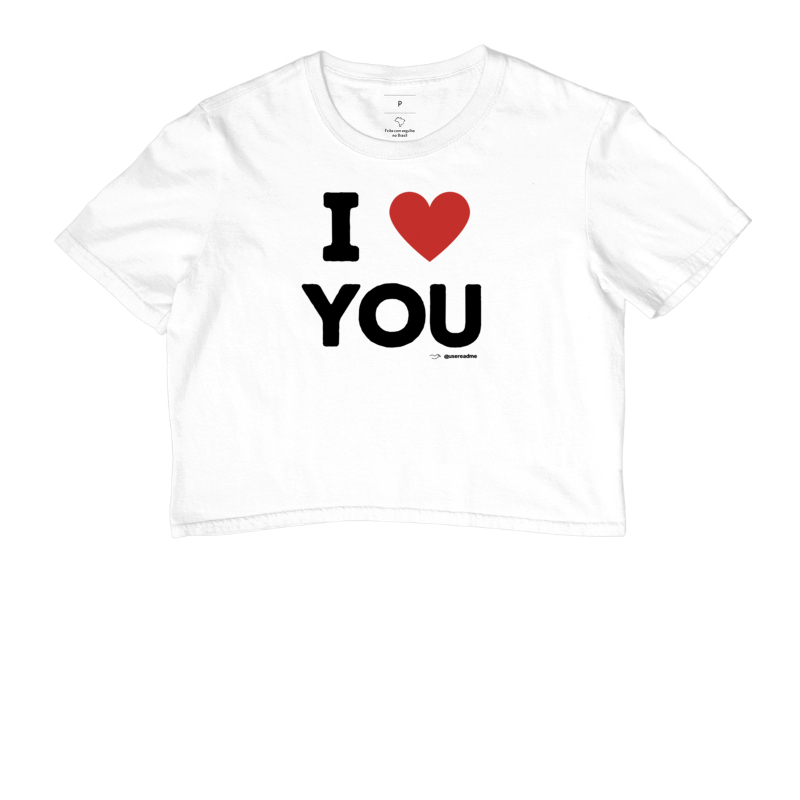 Cropped I Heart You