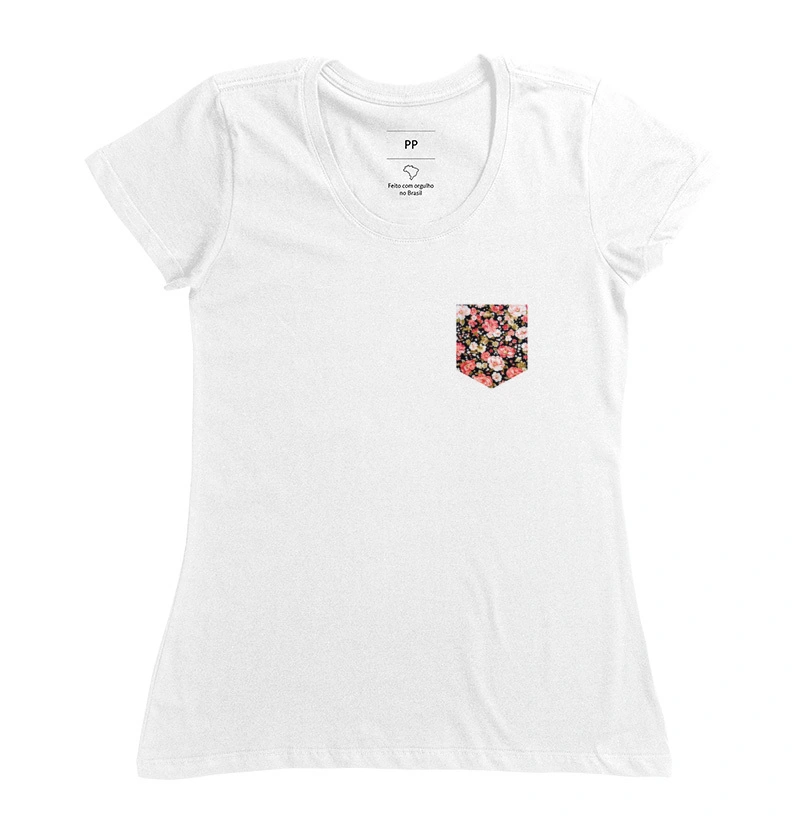 Camiseta Pocket Floral