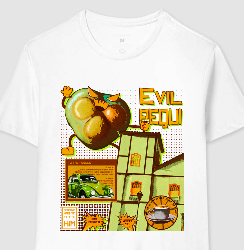Camiseta Coruja 🏙️"Evil Pequi"