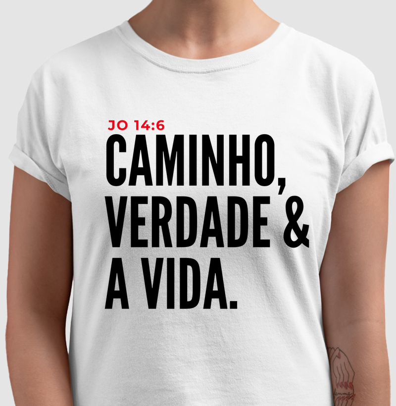 Camisa Branca João 14:6