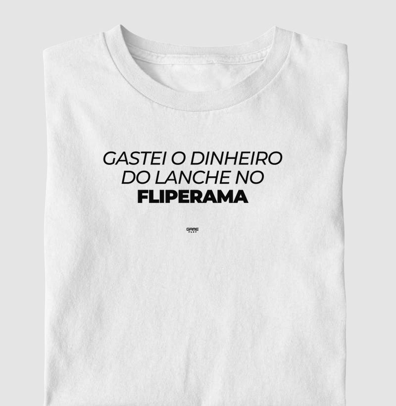 Gastei o Dinheiro do Lanche no Fliperama