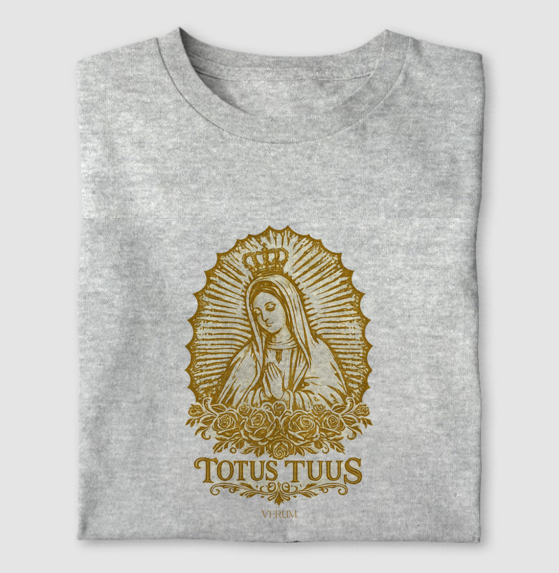 Camiseta Totus Tuus – Devoção Mariana | Camiseta Católica Verum
